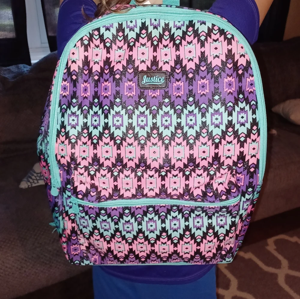 🌟5$20 NWT Justice bookbag - Picture 4 of 9